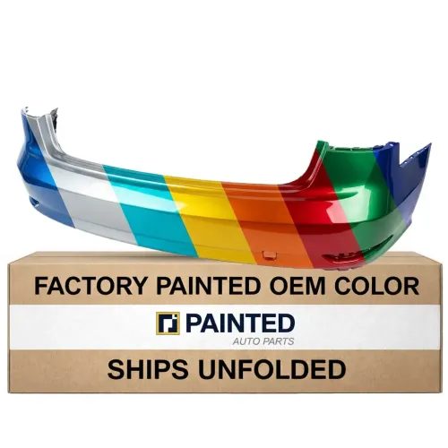2017-2020 AUDI A3 CABRIO Rear Bumper with Sensor and Parallel Assist without Sport and S-Line CAPA OEM# 8V5807067GGRU PL# AU1100245C