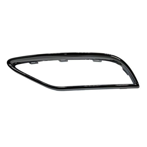 AUDI Q5 / Q5 E / SQ5 REAR BUMPER EXHAUST BEZEL RIGHT (Passenger Side) DARK-CHROME (Q5 WO/S-LINE W/BLACK OPTICS PKG) OEM# 80A807834RN4 2018-2020 PL# AU1147109