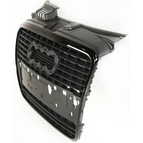 AUDI A4 CABRIO GRILLE GRAY W/BLK FRAME (W/6 TOP CROSS BAR)(WO/S-LINE) OEM# 8E0853651JVMZ 2007-2009 PL# AU1200113