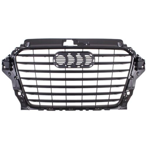 AUDI A3 SEDAN  GRILLE BLACK W/BLACK MLDG OEM# 8V5853651BCKA 2015-2016 PL# AU1200135