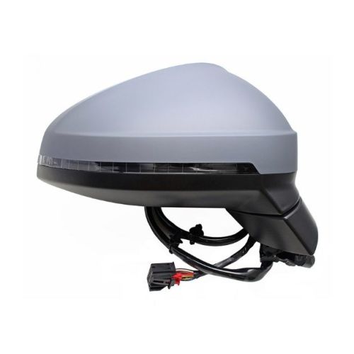 AUDI ALLROAD (A4)(WAGON) DOOR MIRROR LEFT (Driver Side) PWR/HTD/SIGNAL (W/LANE DEPARTURE)(WO/AUTO DIMMING)(PTM) OEM#8W1857409T9B9-PFM 2017-2019 PL# AU1320136