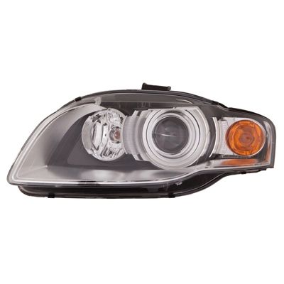 AUDI A4 CABRIO HEAD LAMP ASSY LEFT (Driver Side) (HID)(W/O CURVE)(WO/HID BULB&MODULE) OEM#8E0941029BA 2007-2009 PL# AU2502129