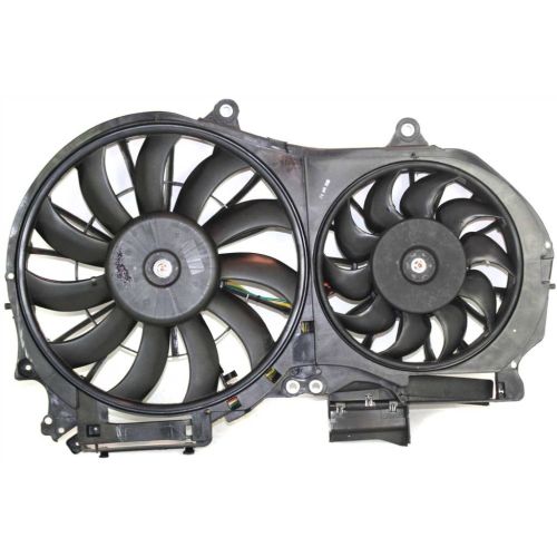 AUDI A4 CONVERTIBLE RADIATOR & A/C FAN ASSY (3.0L)(DUAL FAN) OEM# 8E0121207J-PFM 2003-2006 PL# AU3115108