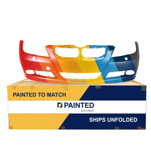 BMW BMW 3 (SEDAN) FRONT BUMPER COVER PRIMED (W/O SENSOR)(W/WASHER) **CAPA** OEM#51117170052 2006-2008 PL# BM1000179C