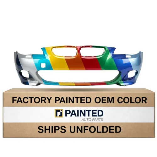 2004-2007 BMW 5 Series Sedan Front Bumper w M Pkg w Sensor OEM# 51117897208 PL# BM1000181