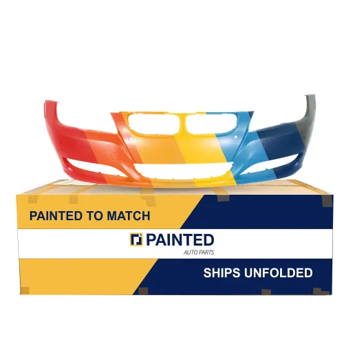 BMW BMW 3 (SEDAN) FRONT BUMPER COVER PRIMED (W/ SENSOR)(WO/WASHER)(WO/M) OEM#51117226710 2009-2011 PL# BM1000210