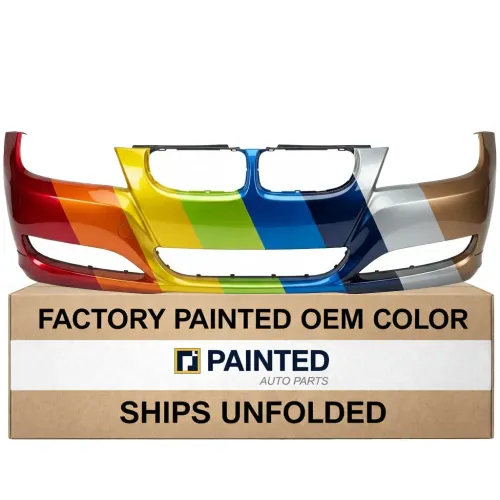 2009-2012 BMW 3 WAGON Front Bumper without Sensor without Washer CAPA Certified OEM# 51117226709 PL# BM1000212C