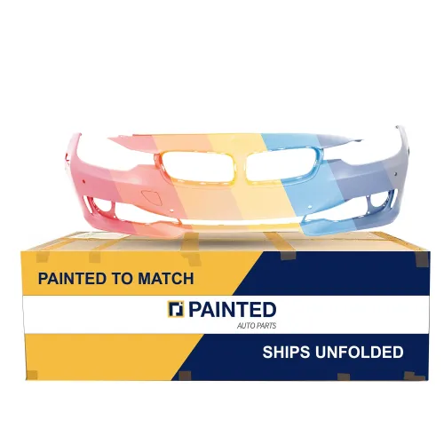 BMW BMW 3 (SEDAN) FRONT BUMPER COVER PRIMED (WO/LWR MLDG)WO/WASH W/ PK SNSR WO/PK ASSIT W/ CAMERA(EXC M SPORT) OEM#51117293014 2012-2015 PL# BM1000264