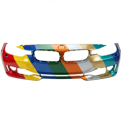 2014-2015 BMW 3 Wagon Front Bumper with Molding Hole Washer Without Park Sensor Park Assist Camera CAPA OEM# 51117293093 PL# BM1000271C