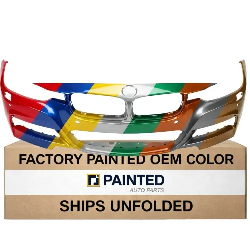 2016-2018 BMW 3 HYBRID Front Bumper with Molding Hole, Washer, Parking Sensor, Parking Assist without Camera M Sport OEM# 51118067959 PL# BM1000287