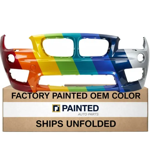 2013-2015 BMW X1 Front Bumper With Washer Without Sensor With M Sport OEM# 51118050464 PL# BM1000304