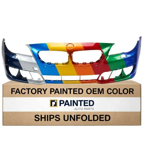 2014-2016 BMW 5 Series Hybrid Front Bumper w/ Sensor w/o Side Camera w/o M Pkg CAPA OEM# 51117332680 PL# BM1000309C