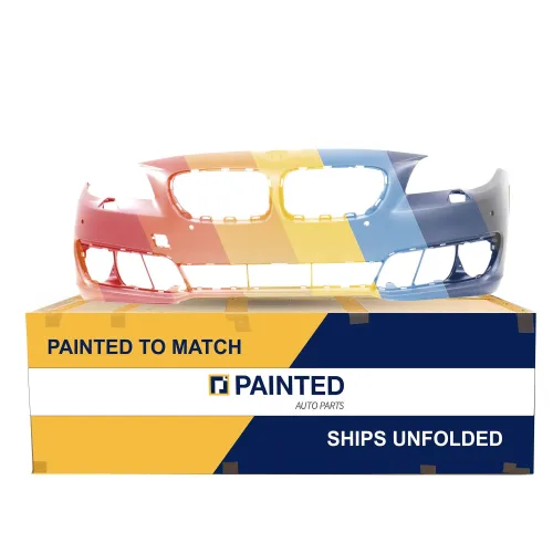 2014-2016 BMW 5 Series Hybrid Front Bumper with Sensor and Side Camera Without M Package CAPA OEM# 51117332681 PL# BM1000310C