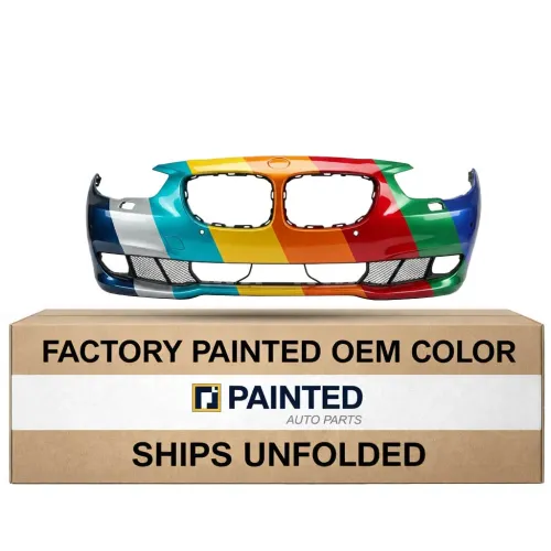 2011-2013 BMW 5 SERIES GRAN TURISMO F07 Front Bumper W Sensor WO Side Camera CAPA OEM# 51117248038 PL# BM1000318C