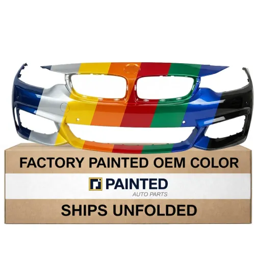 2014-2020 BMW 4 Series Coupe Front Bumper M Sport w/Parking Sensors Assist & Camera OEM# 51118061929 PL# BM1000340