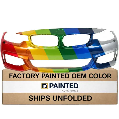 2015-2020 BMW 4 Doors Front Bumper with M Sport and Washer without Parking Sensor CAPA OEM# 51118060886 PL# BM1000341C