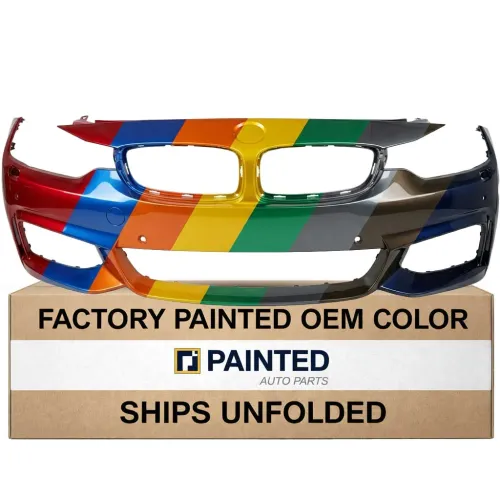 2015-2020 BMW 4 Gran Coupe Front Bumper M Sport with Washer and Parking Sensor OEM 51118060885 PL# BM1000342