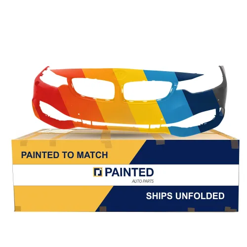 2014-2017 BMW 4 Coupe Front Bumper OEM 5111736Without Sport Package With Parking Assist and Camera PL# BM1000386