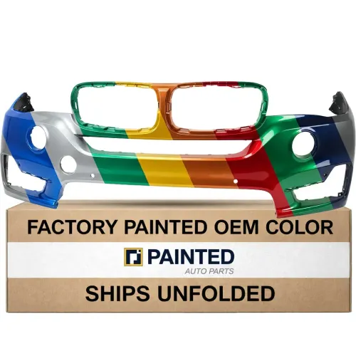 2016-2018 BMW X5 HYBRID Front Bumper w/6 Sensors CAPA OEM# 51117378613 PL# BM1000394C