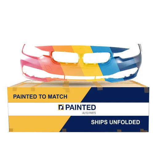 BMW BMW 3 (SEDAN) FRONT BUMPER COVER PRIMED WO/WASHER WO/M SPORT (SPORT/SHADOW SPORT) OEM#51117445137 2016-2018 PL# BM1000455