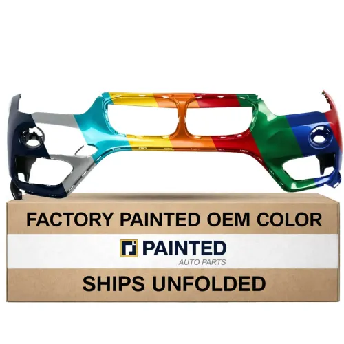 2016-2019 BMW X1 Front Bumper with Sensor Holes without Washer Holes without M Package OEM 51117453566 PL# BM1014101