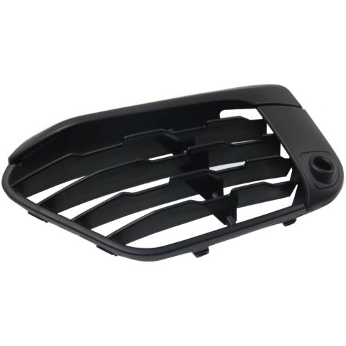 BMW BMW X1  FRONT BUMPER GRILLE LEFT (Driver Side) BUMPERLK W/SILVER MLDG (WO/SENSOR)(WO/M PKG) OEM#51117453979 2016-2019 PL# BM1038204