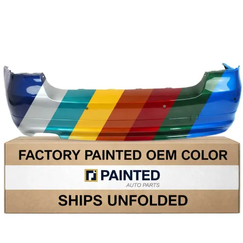 2009-2011 BMW 3 Series Sedan Rear Bumper Without Turbo Without M With Sensor OEM# 51127202706 PL# BM1100217