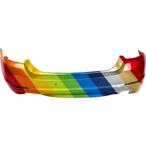 2012-2013 BMW 5 Series Hybrid Rear Bumper w Sensor OEM 51127238518 PL# BM1100236