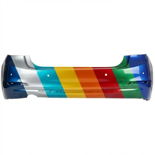 2012-2015 BMW 3 Series Sedan Rear Bumper Without M Sport With Molding Hole With Park Sensor OEM 51127312733 PL# BM1100238