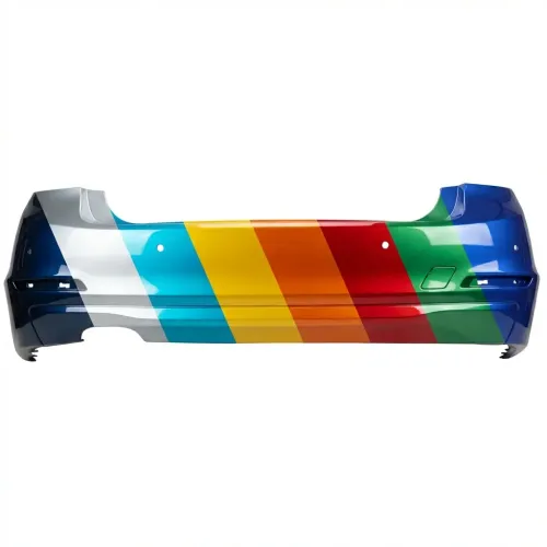 2012-2015 BMW 3 Sedan Rear Bumper Without M Sport Without Molding Hole With Parking Sensor CAPA OEM# 51127312728 PL# BM1100257C