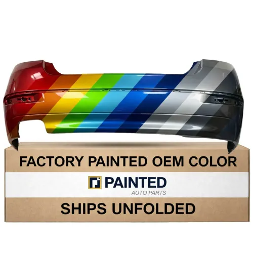 2014-2016 BMW 5 SERIES Sedan Rear Bumper WO Sensor 528I Modern Luxury Line CAPA OEM# 51127332770 PL# BM1100323C