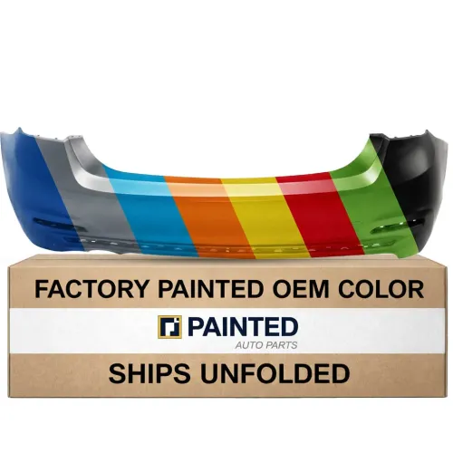 2016-2018 BMW 3 Sedan Rear Bumper Gray without Sensor without M Sport OEM# 51127384599 PL# BM1100347