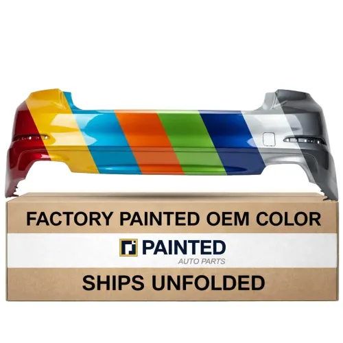 2017-2020 BMW 5 Series Rear Bumper OEM 51127475590 PL# BM1100378