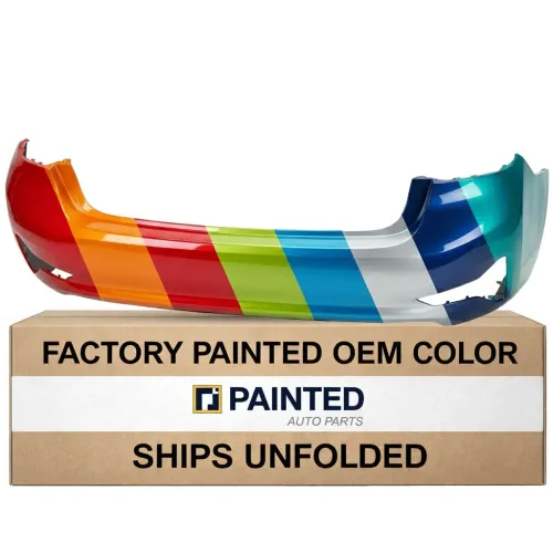 2019-2022 BMW 3 Sedan Rear Bumper without Parking Sensor 330i Luxury Line CAPA OEM# 51128493933 PL# BM1100440C