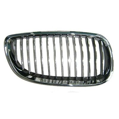 BMW BMW M3 COUPE/CONVERTIBLE GRILLE RIGHT (Passenger Side) CHROME FRAME & CHR/BLK INNER OEM# 51137157278 2008-2010 PL# BM1200185