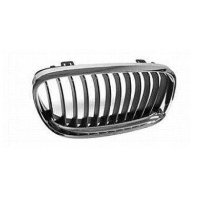 BMW BMW 3 (SEDAN) GRILLE RIGHT (Passenger Side) CHROME FRAME & BLACK INNER OEM# 51137201968 2009-2011 PL# BM1200191