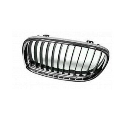 BMW BMW 3 (SEDAN) GRILLE LEFT (Driver Side) CHROME FRAME & BLACK INNER OEM# 51137201967 2009-2011 PL# BM1200192