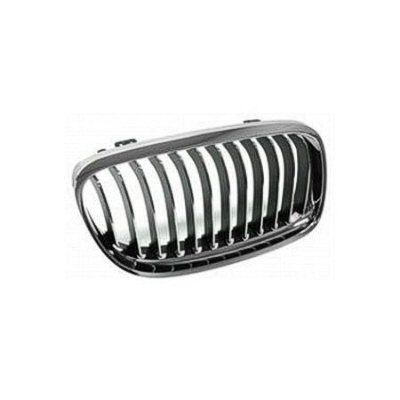 BMW BMW 3 (WAGON) GRILLE RIGHT (Passenger Side) CHROME FRAME & CHR/BLK INNER OEM# 51137201970 2009-2012 PL# BM1200193