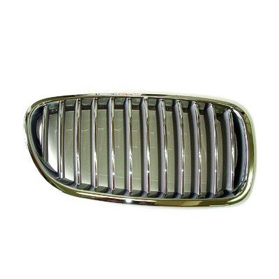 BMW BMW 5 SERIES (SEDAN) GRILLE RIGHT (Passenger Side) (CHR/SILVER)(550i)(WO/NIGHT VISION) OEM# 51137261356 2011-2013 PL# BM1200199