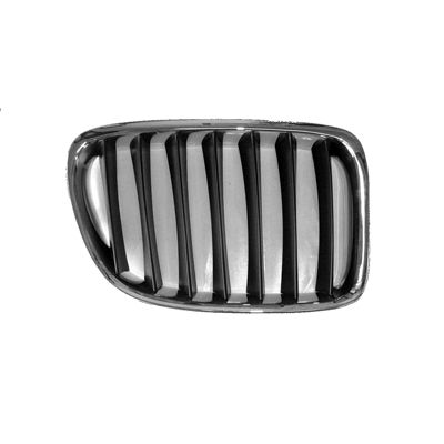 BMW BMW X1 GRILLE RIGHT (Passenger Side) CHR/BLK (STD/SPORT) OEM# 51112993306 2013-2015 PL# BM1200221