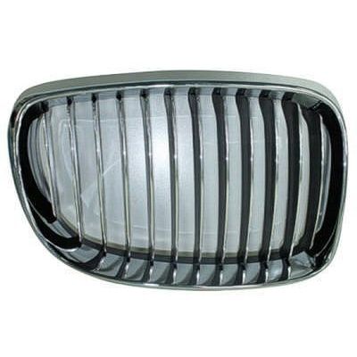 BMW BMW 1 SERIES COUPE/CONVERTIBLE GRILLE RIGHT (Passenger Side) CHROME FRAME/INNER CHR/BLK OEM# 51137179656 2008-2013 PL# BM1200227