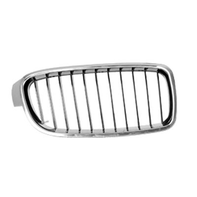 BMW BMW 3 (SEDAN) HYBRID GRILLE RIGHT (Passenger Side) CHROME FRAME /BLK INNER(11 BAR)(STANDARD) OEM# 51137255412 2013-2015 PL# BM1200231