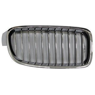 BMW BMW 3 (SEDAN) HYBRID GRILLE RIGHT (Passenger Side) CHROME FRAME /CHR/BLK INNER(11 BAR)(LUXURY) OEM# 51137263482 2013-2015 PL# BM1200233