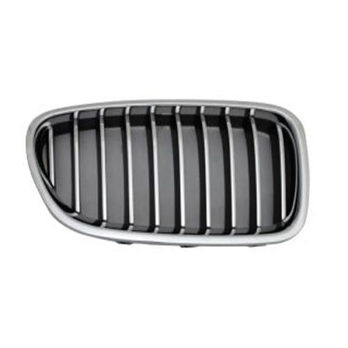 BMW BMW 5 SERIES HYBRID GRILLE RIGHT (Passenger Side) CHR/CHR-SILVER (WO/NIGH VISION)(M SPORT) OEM# 51137412326 2014-2016 PL# BM1200247