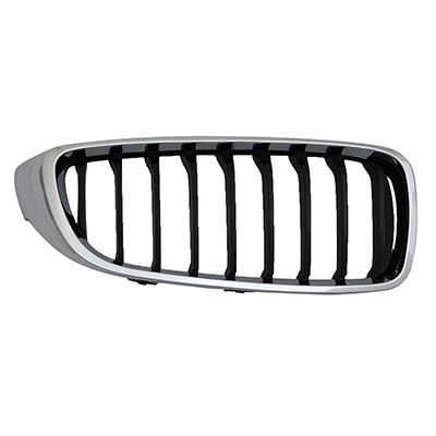 BMW BMW 4 (2DOORS/CONV) GRILLE RIGHT (Passenger Side) CHR-BLK (SPORT/M SPORT) OEM# 51137294818 2014-2020 PL# BM1200263
