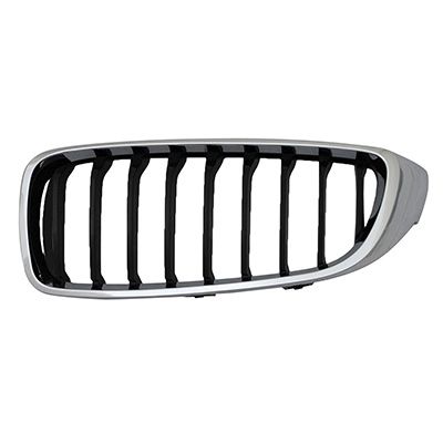 BMW BMW 4 (4DOORS) GRILLE LEFT (Driver Side) CHR-BLK (SPORT/M SPORT) OEM# 51137294817 2015-2020 PL# BM1200264