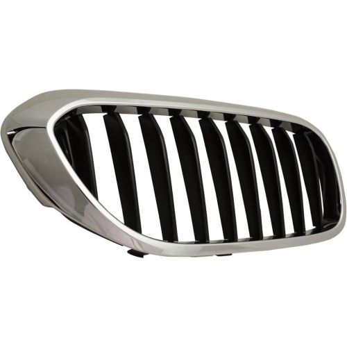 BMW BMW 5 SERIES (SEDAN)  GRILLE RIGHT (Passenger Side) CHROME/BLACK (530/540 W/M PKG)(WO/NIGHT VISION) OEM# 51137390864 2017-2020 PL# BM1200299