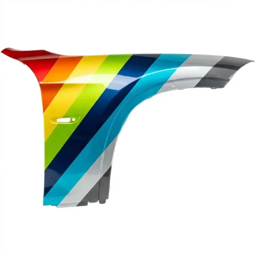 2012 BMW BMW X1 Fender Right Passenger Side w Signal Lamp Hole OEM# 41002993156 PL# BM1241162