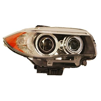 BMW BMW 1 2DOORS/COUPE/CONVERTIBLE HEAD LAMP UNIT RIGHT (Passenger Side) (XENON)(FROM 3-11)(WO/AUTO ADJUST)(OE Quality) OEM#63117273836 2011-2013 PL# BM2519137