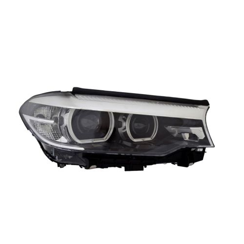 BMW BMW 5 SERIES HYBRID HEAD LAMP UNIT RIGHT (Passenger Side) (LED)(WO/ADAPTIVE) OEM# 63117214960 2018-2020 PL# BM2519179
